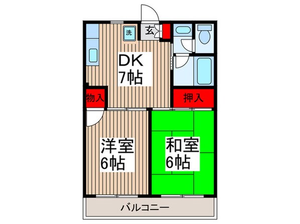 セントラルロゼ４１７の物件間取画像